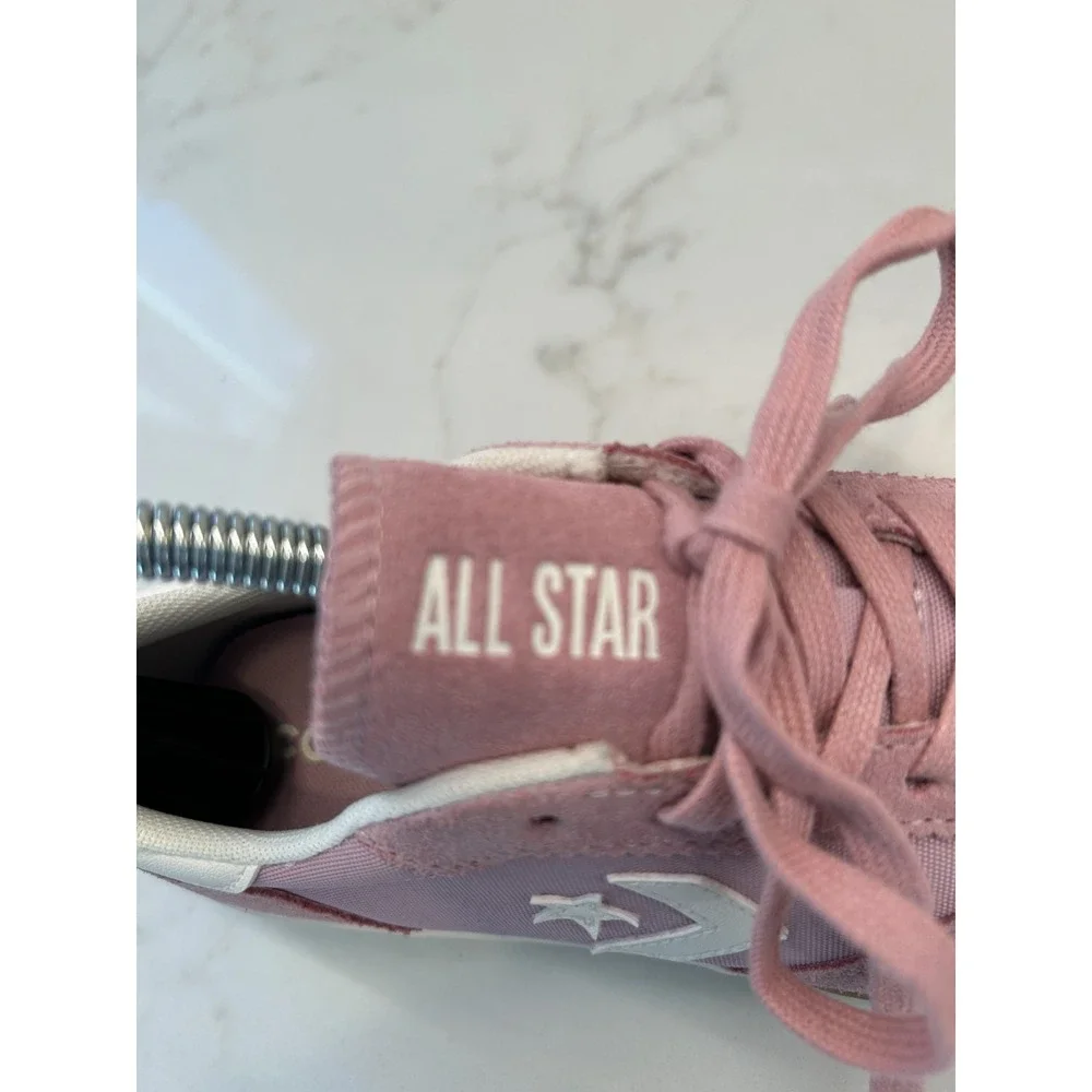Converse Chuck Taylor All Star Run Star Trainer Sneakers Womens 7.5 Pink Suede - Picture 7 of 8